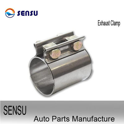 Silver Anticorrosive 304 Stainless Steel Exhaust Clamps ID 127mm
