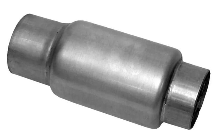 Race Bullet 3 Inch Exhaust Resonator SS304 Stainless Exhaust Resonator 6.5In Length