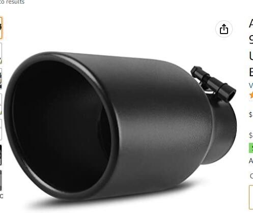 Corrosion Resistant Racing Exhaust Muffler Tips