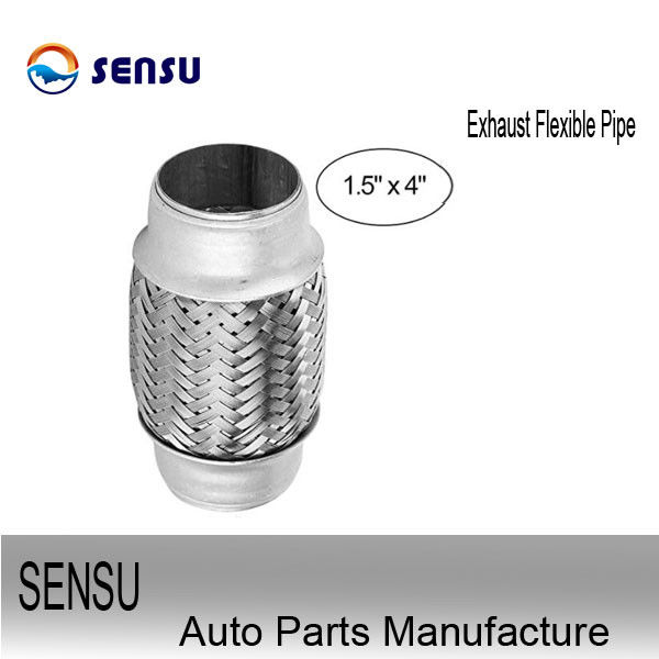 2inch*8inch Double Braids Car Exhaust Flex Pipe Exhaust System Parts